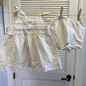 🐣 TBBC Cream and White Set 3T 🐣